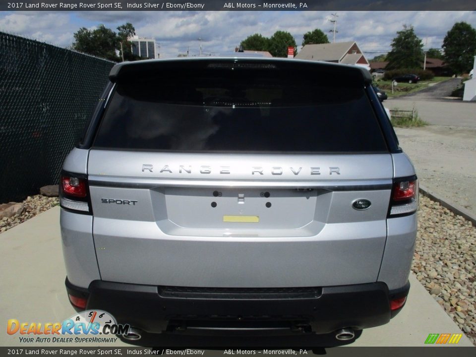 2017 Land Rover Range Rover Sport SE Indus Silver / Ebony/Ebony Photo #4
