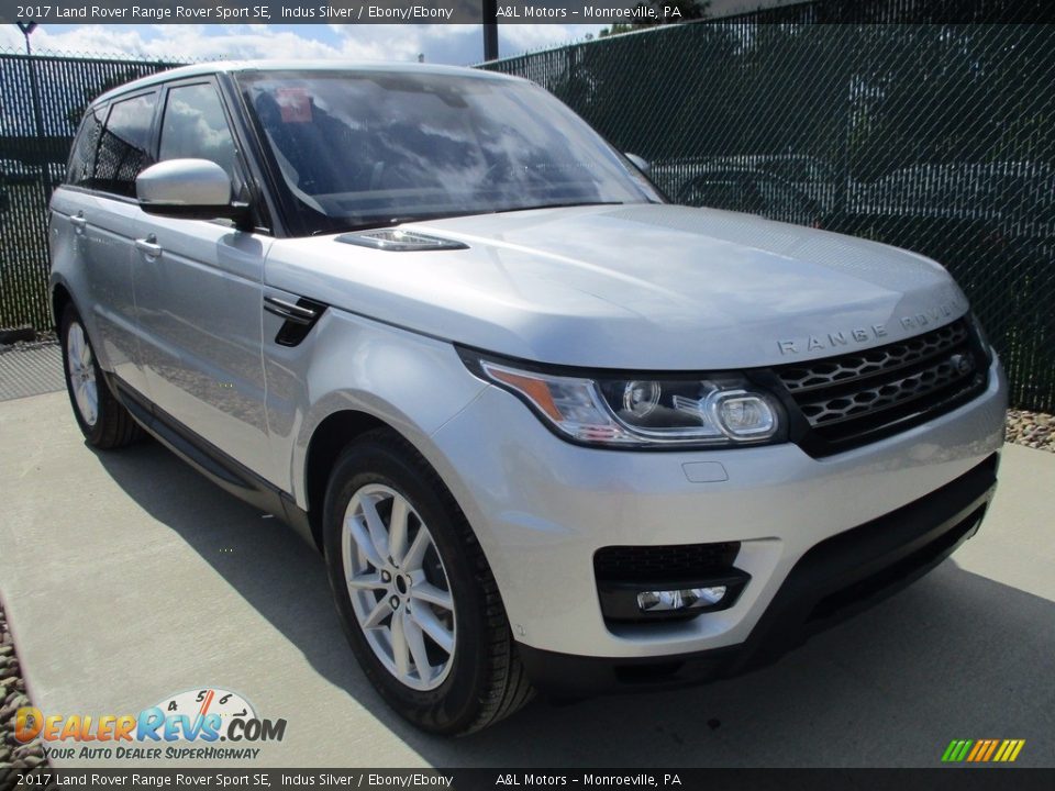 2017 Land Rover Range Rover Sport SE Indus Silver / Ebony/Ebony Photo #6