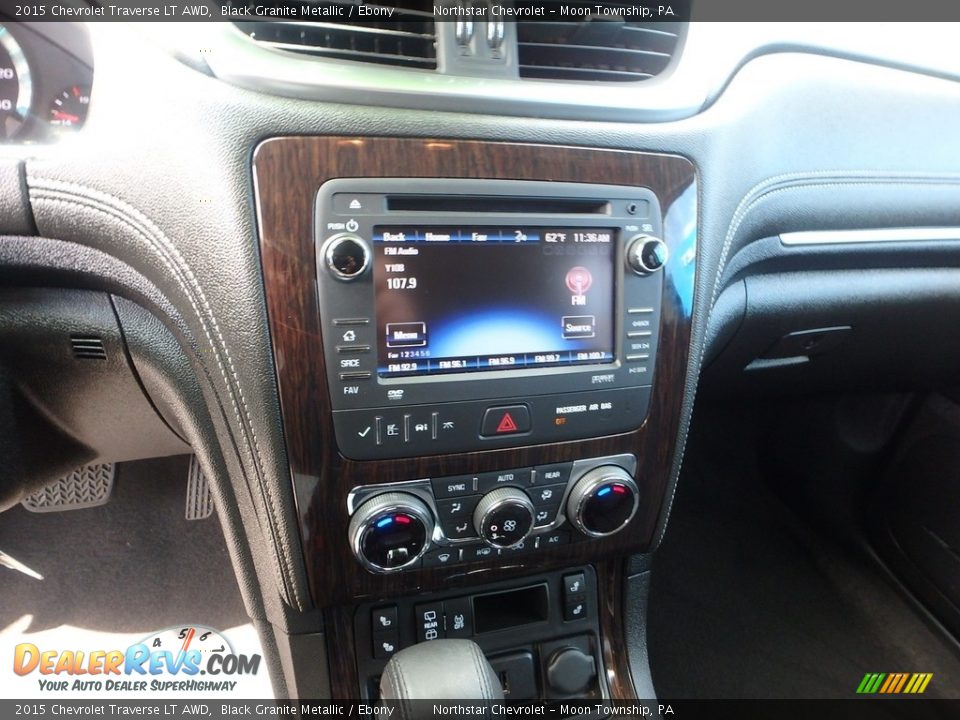 2015 Chevrolet Traverse LT AWD Black Granite Metallic / Ebony Photo #27