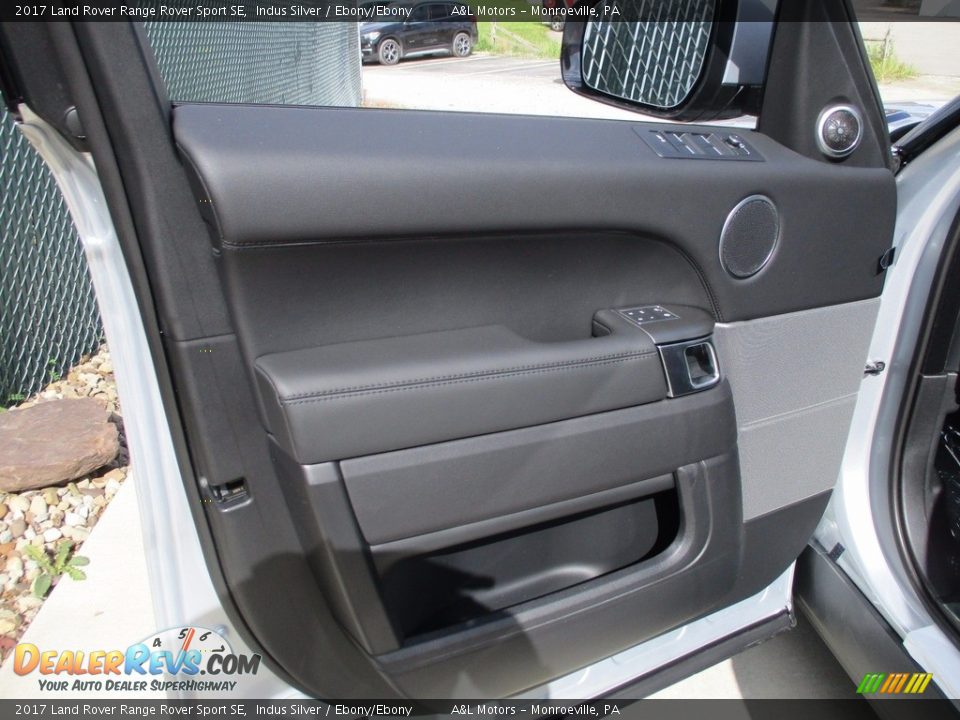 2017 Land Rover Range Rover Sport SE Indus Silver / Ebony/Ebony Photo #9