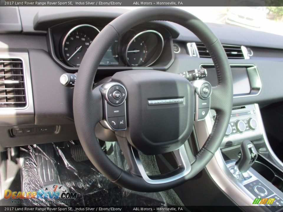 2017 Land Rover Range Rover Sport SE Indus Silver / Ebony/Ebony Photo #13