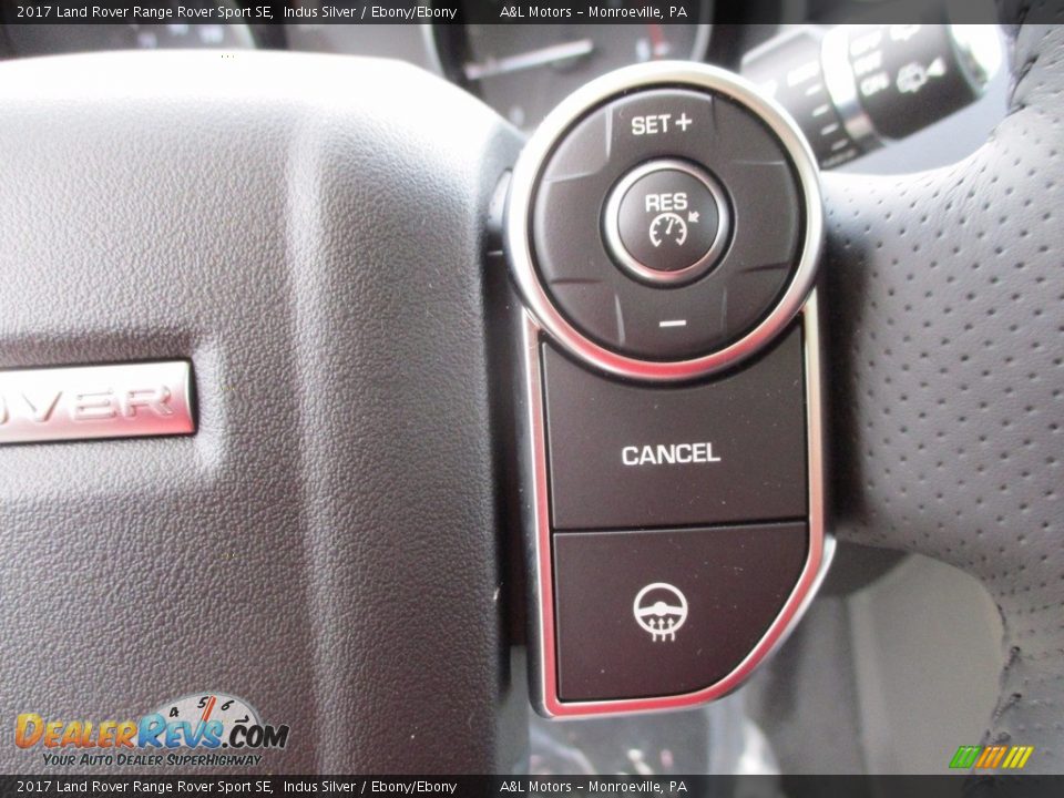 2017 Land Rover Range Rover Sport SE Indus Silver / Ebony/Ebony Photo #15