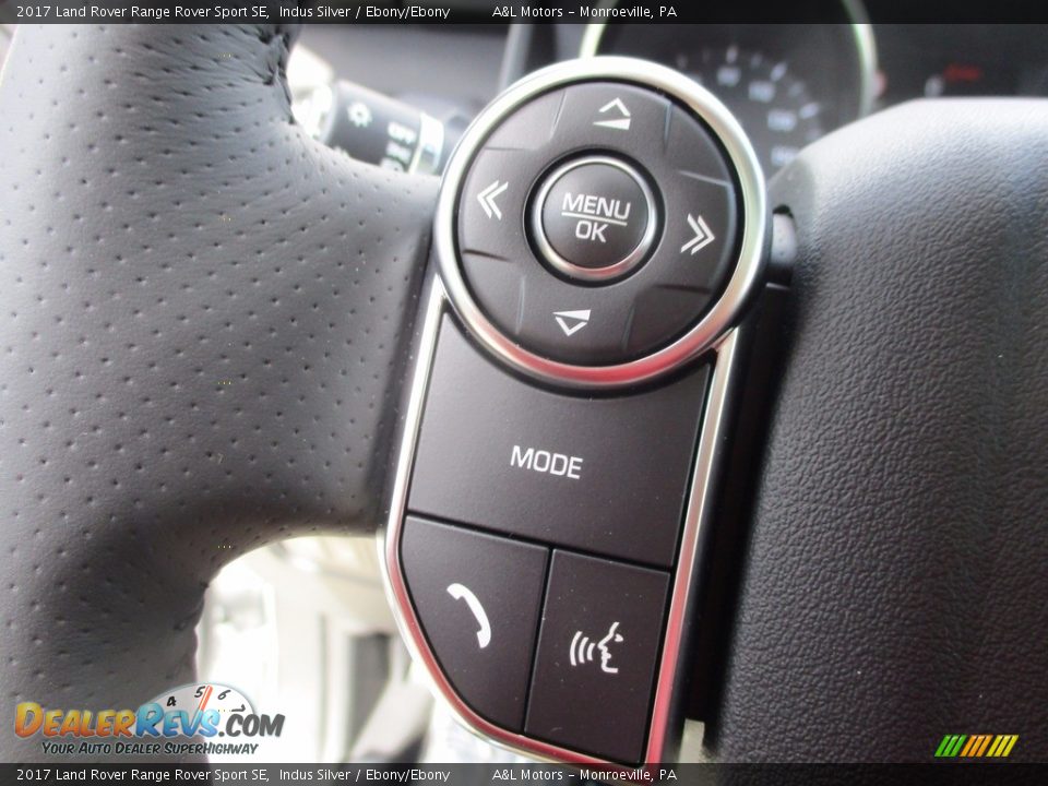 2017 Land Rover Range Rover Sport SE Indus Silver / Ebony/Ebony Photo #16