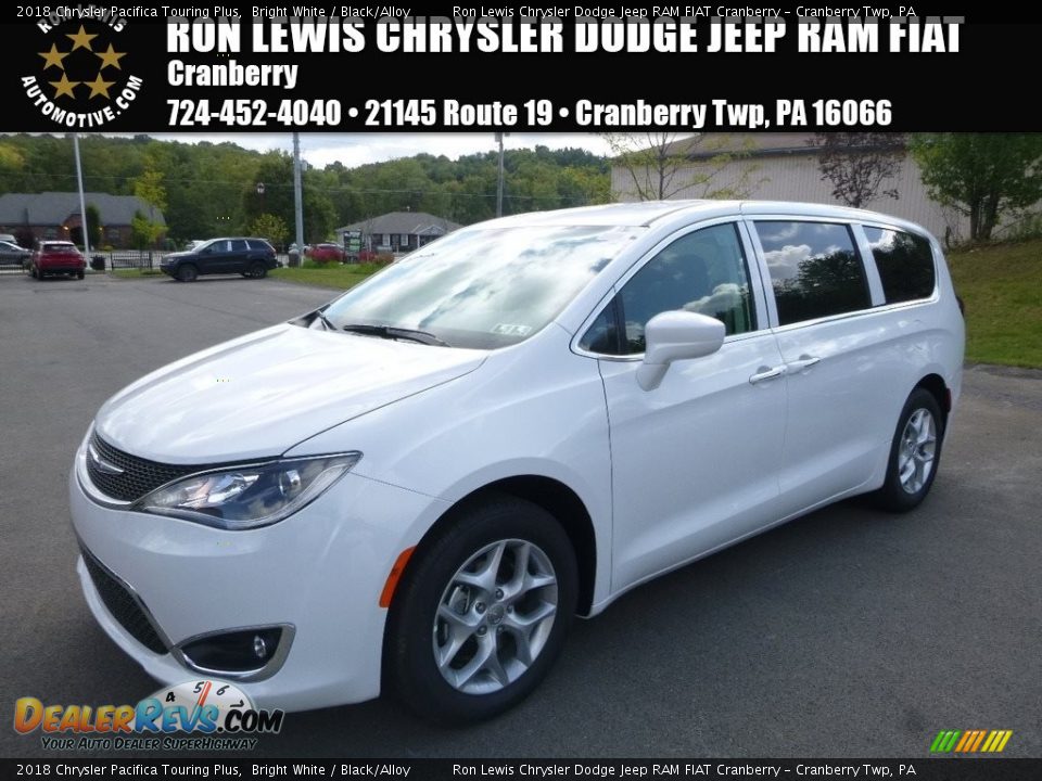 2018 Chrysler Pacifica Touring Plus Bright White / Black/Alloy Photo #1