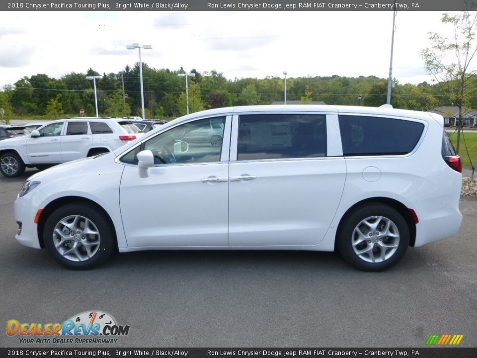 2018 Chrysler Pacifica Touring Plus Bright White / Black/Alloy Photo #2