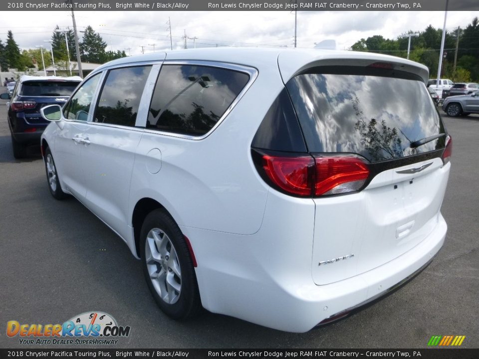 2018 Chrysler Pacifica Touring Plus Bright White / Black/Alloy Photo #3