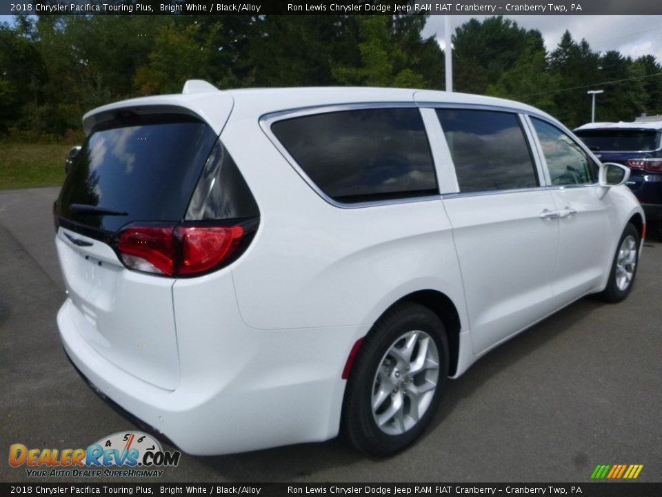 2018 Chrysler Pacifica Touring Plus Bright White / Black/Alloy Photo #5