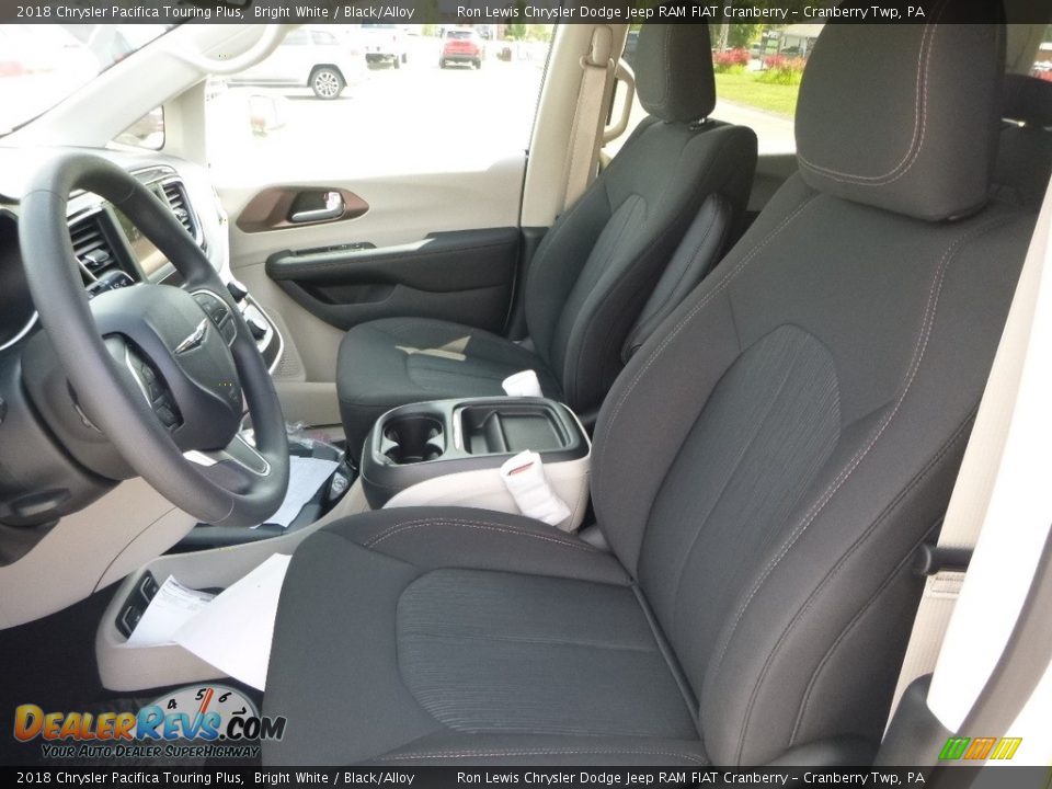 2018 Chrysler Pacifica Touring Plus Bright White / Black/Alloy Photo #14