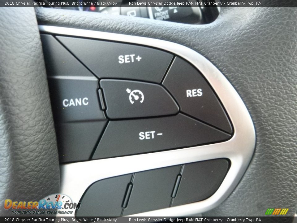 2018 Chrysler Pacifica Touring Plus Bright White / Black/Alloy Photo #19