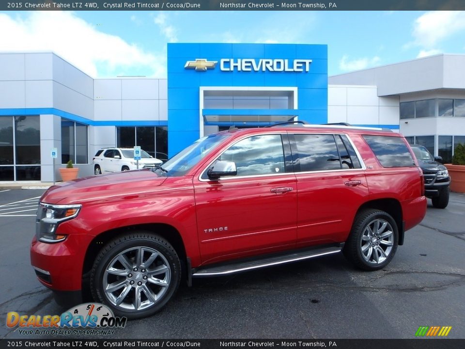 2015 Chevrolet Tahoe LTZ 4WD Crystal Red Tintcoat / Cocoa/Dune Photo #1
