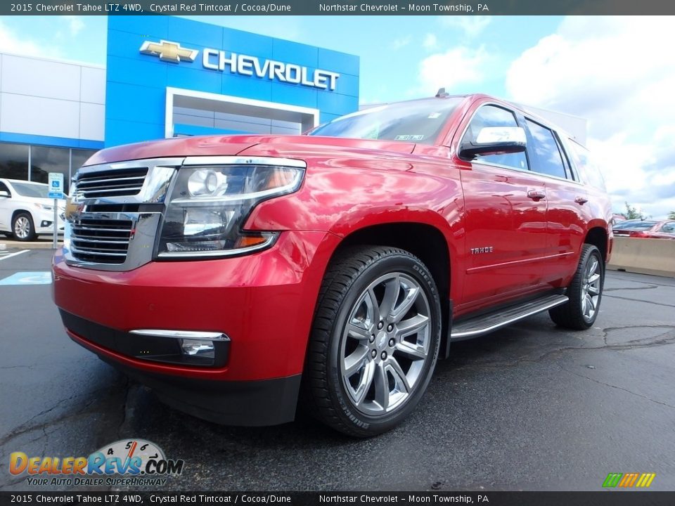 2015 Chevrolet Tahoe LTZ 4WD Crystal Red Tintcoat / Cocoa/Dune Photo #2