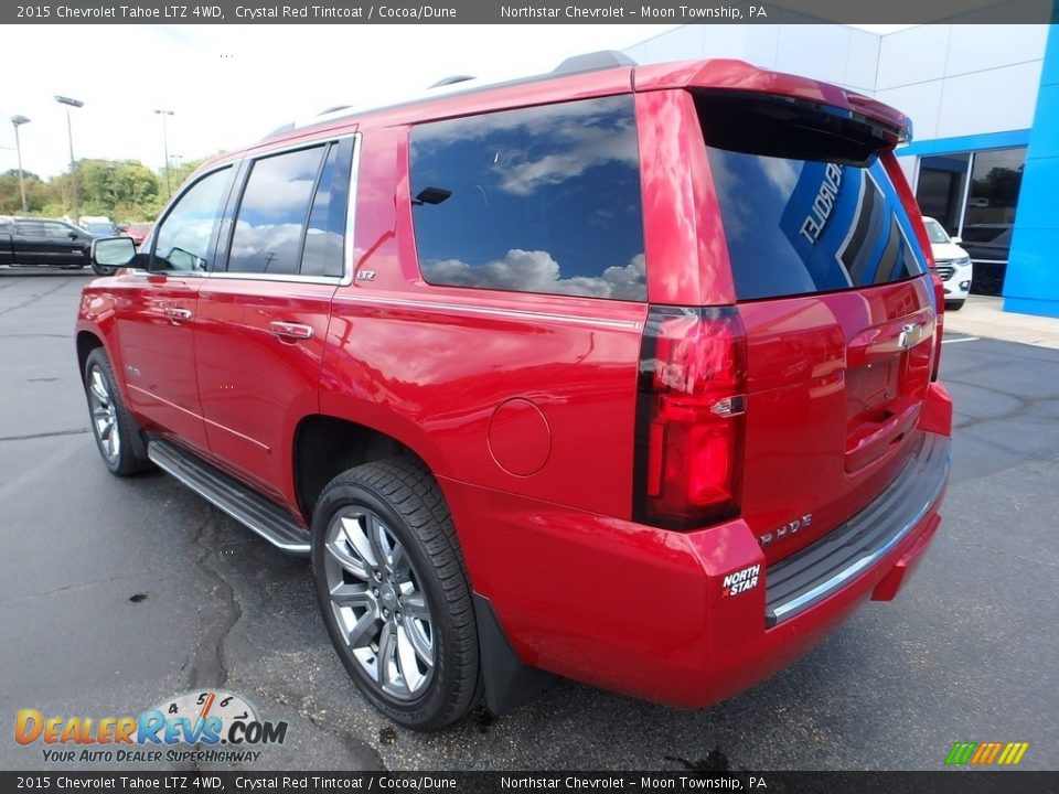 2015 Chevrolet Tahoe LTZ 4WD Crystal Red Tintcoat / Cocoa/Dune Photo #4