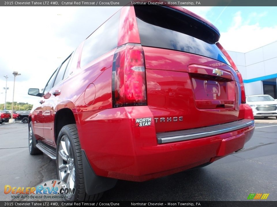 2015 Chevrolet Tahoe LTZ 4WD Crystal Red Tintcoat / Cocoa/Dune Photo #5