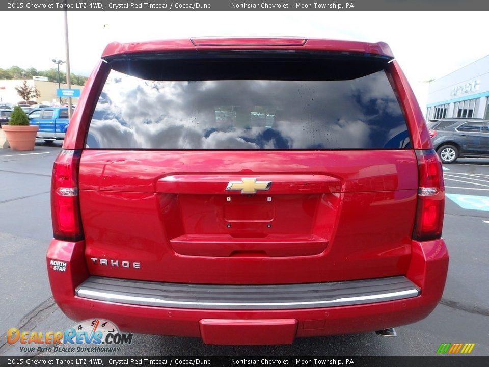 2015 Chevrolet Tahoe LTZ 4WD Crystal Red Tintcoat / Cocoa/Dune Photo #6