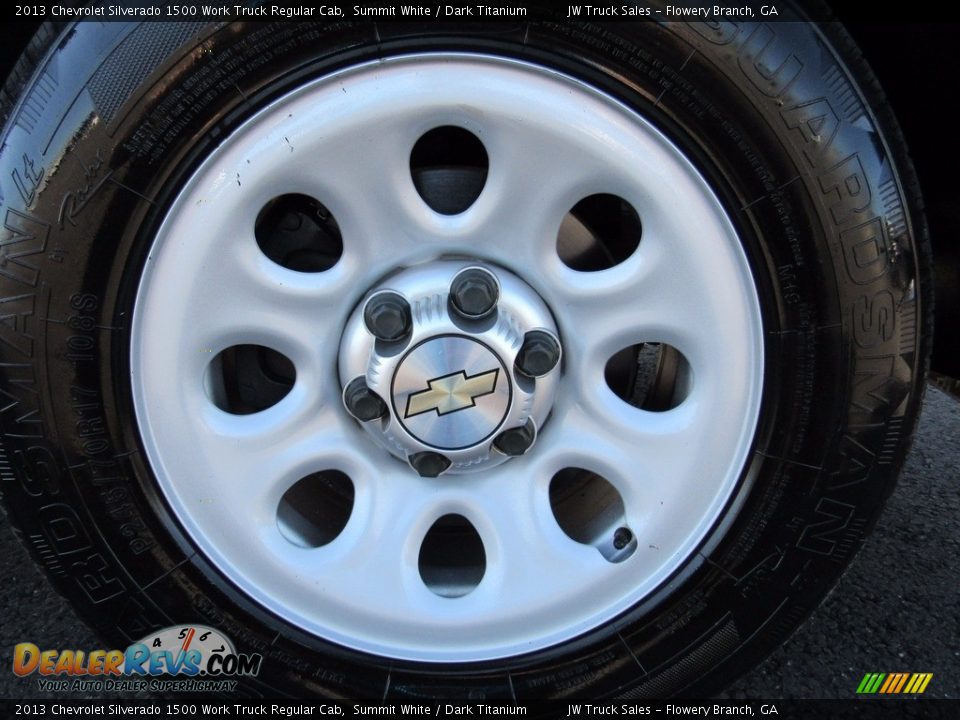 2013 Chevrolet Silverado 1500 Work Truck Regular Cab Summit White / Dark Titanium Photo #30