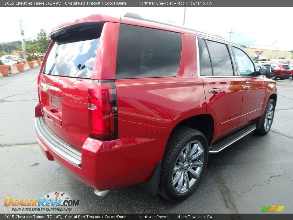 2015 Chevrolet Tahoe LTZ 4WD Crystal Red Tintcoat / Cocoa/Dune Photo #8