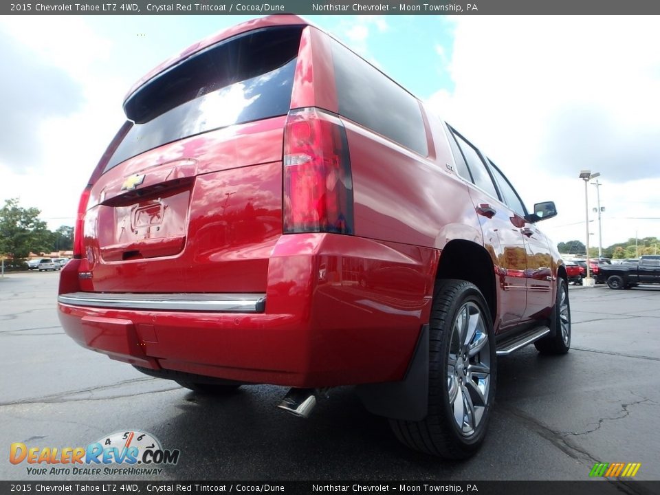 2015 Chevrolet Tahoe LTZ 4WD Crystal Red Tintcoat / Cocoa/Dune Photo #9