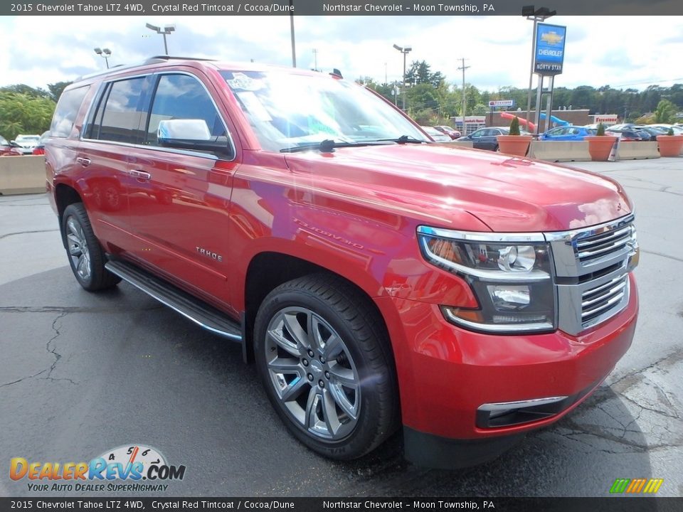 2015 Chevrolet Tahoe LTZ 4WD Crystal Red Tintcoat / Cocoa/Dune Photo #11