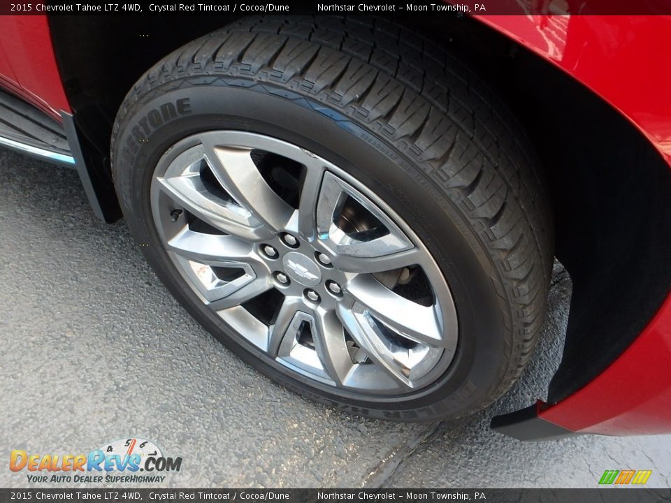 2015 Chevrolet Tahoe LTZ 4WD Crystal Red Tintcoat / Cocoa/Dune Photo #14