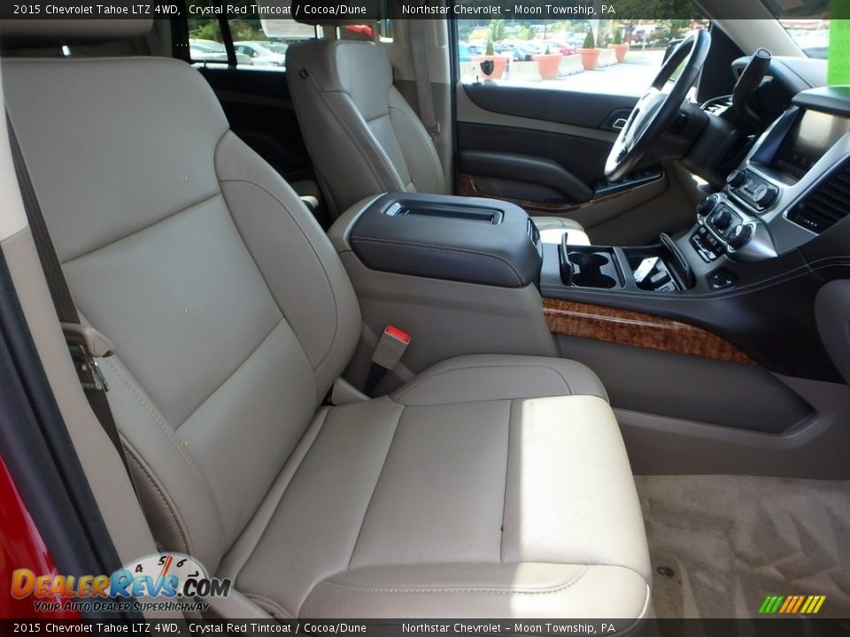 2015 Chevrolet Tahoe LTZ 4WD Crystal Red Tintcoat / Cocoa/Dune Photo #15