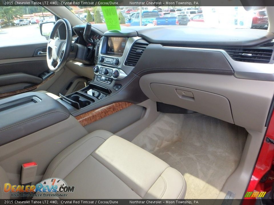 2015 Chevrolet Tahoe LTZ 4WD Crystal Red Tintcoat / Cocoa/Dune Photo #16