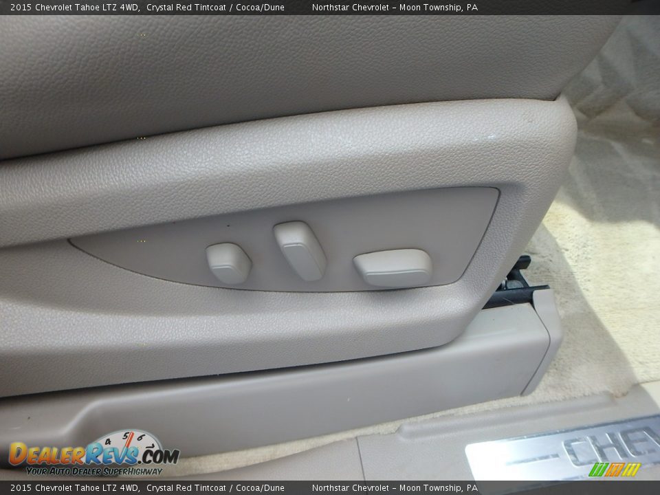 2015 Chevrolet Tahoe LTZ 4WD Crystal Red Tintcoat / Cocoa/Dune Photo #17