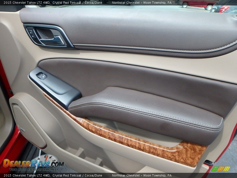 2015 Chevrolet Tahoe LTZ 4WD Crystal Red Tintcoat / Cocoa/Dune Photo #18