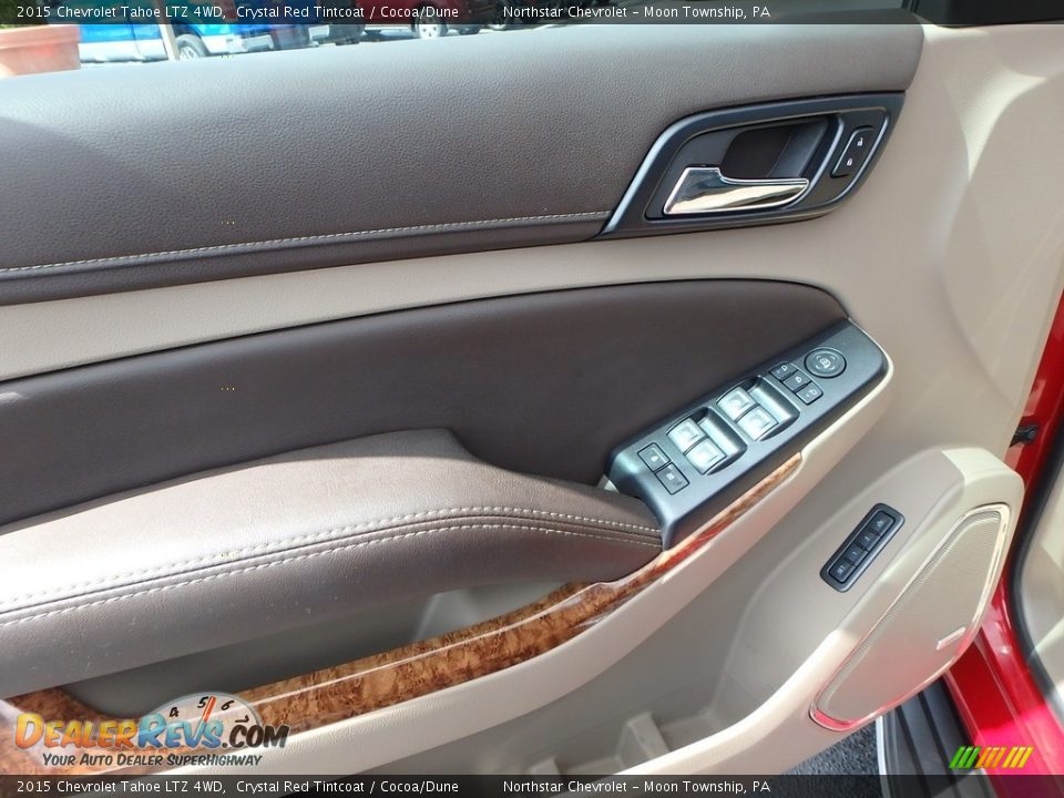 2015 Chevrolet Tahoe LTZ 4WD Crystal Red Tintcoat / Cocoa/Dune Photo #24