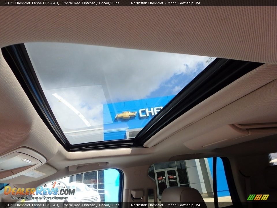 2015 Chevrolet Tahoe LTZ 4WD Crystal Red Tintcoat / Cocoa/Dune Photo #26