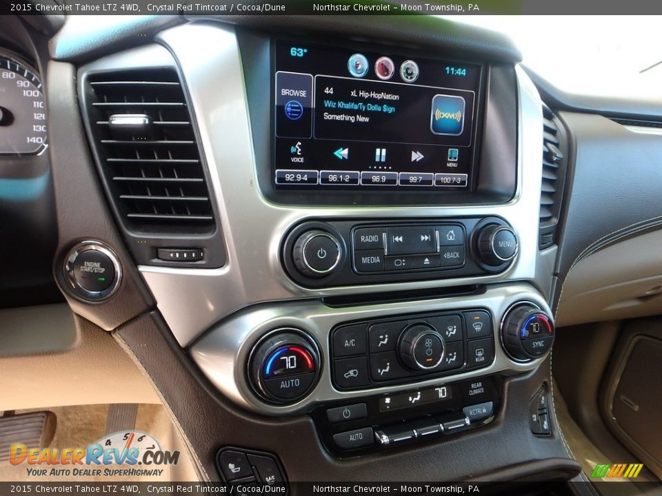 2015 Chevrolet Tahoe LTZ 4WD Crystal Red Tintcoat / Cocoa/Dune Photo #27
