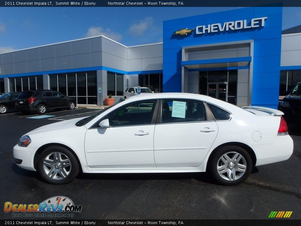 2011 Chevrolet Impala LT Summit White / Ebony Photo #3