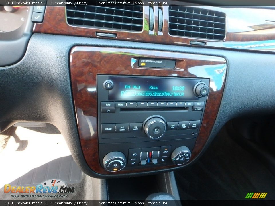 2011 Chevrolet Impala LT Summit White / Ebony Photo #28