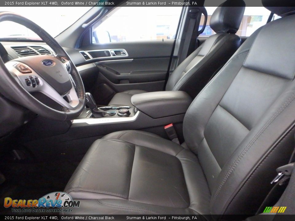 2015 Ford Explorer XLT 4WD Oxford White / Charcoal Black Photo #7