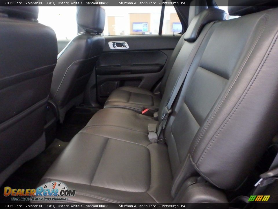 2015 Ford Explorer XLT 4WD Oxford White / Charcoal Black Photo #8