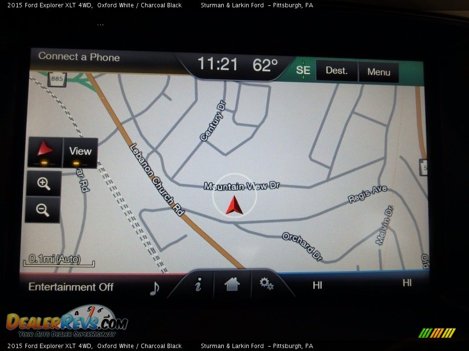 2015 Ford Explorer XLT 4WD Oxford White / Charcoal Black Photo #13