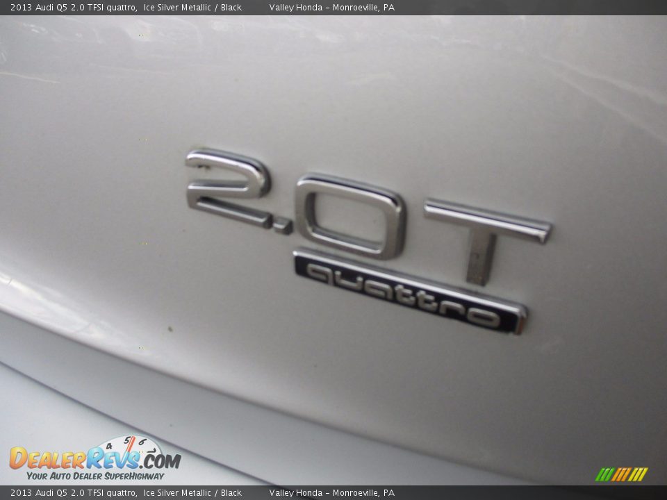 2013 Audi Q5 2.0 TFSI quattro Ice Silver Metallic / Black Photo #6