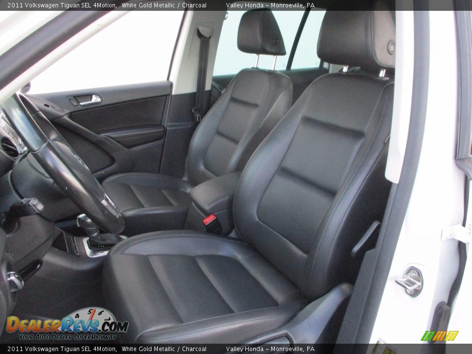 2011 Volkswagen Tiguan SEL 4Motion White Gold Metallic / Charcoal Photo #13