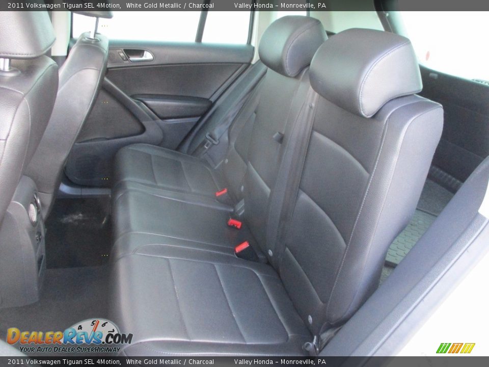 2011 Volkswagen Tiguan SEL 4Motion White Gold Metallic / Charcoal Photo #14