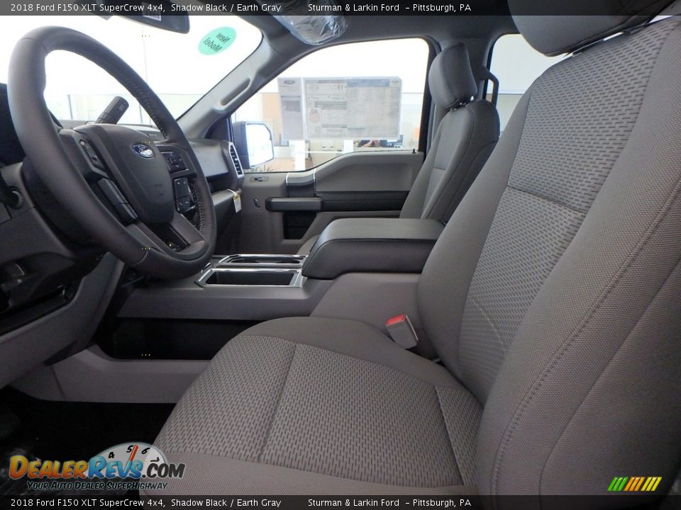 2018 Ford F150 XLT SuperCrew 4x4 Shadow Black / Earth Gray Photo #6