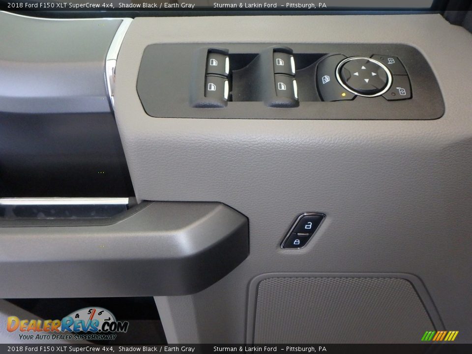2018 Ford F150 XLT SuperCrew 4x4 Shadow Black / Earth Gray Photo #9