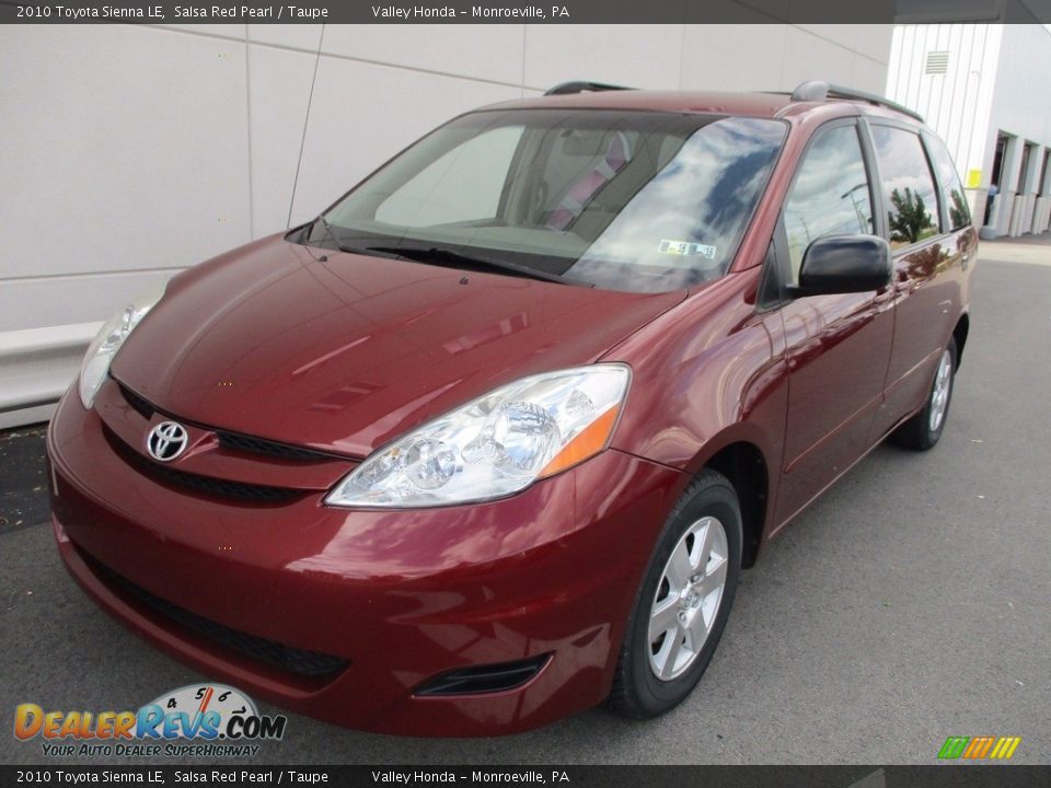 2010 Toyota Sienna LE Salsa Red Pearl / Taupe Photo #9