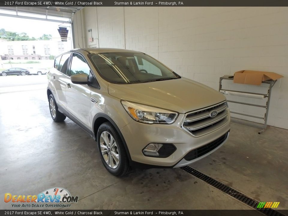 2017 Ford Escape SE 4WD White Gold / Charcoal Black Photo #1