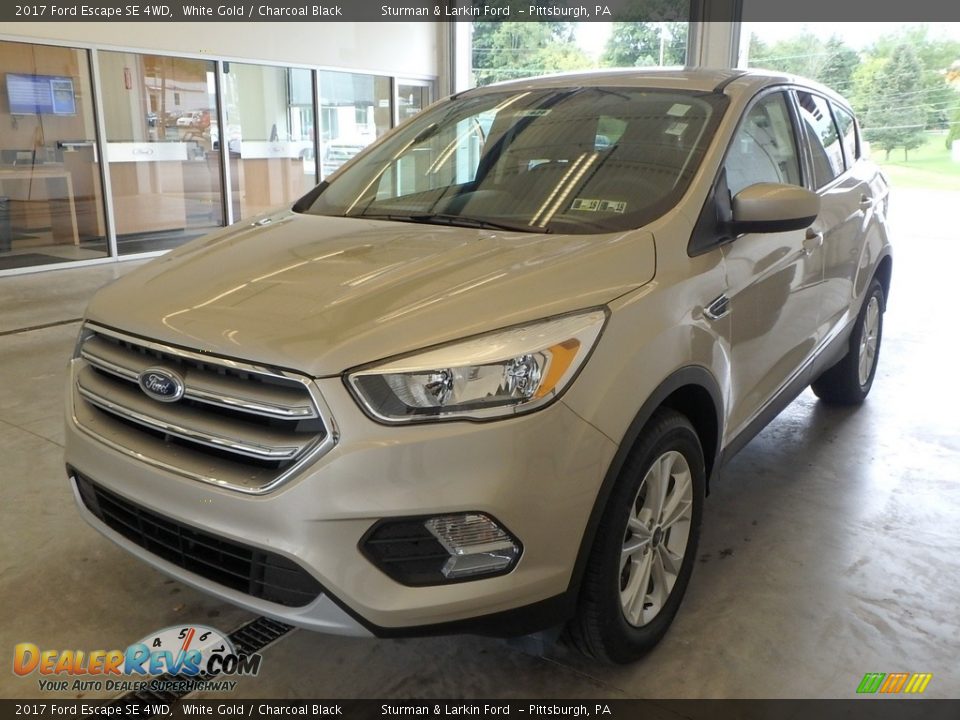 2017 Ford Escape SE 4WD White Gold / Charcoal Black Photo #4