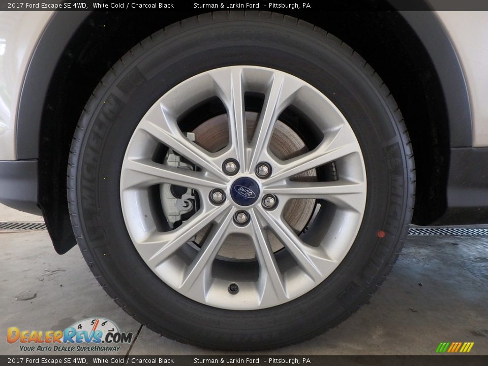 2017 Ford Escape SE 4WD White Gold / Charcoal Black Photo #5
