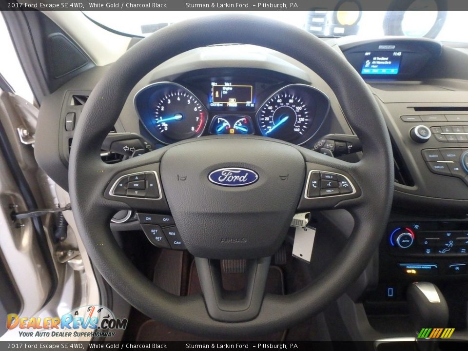 2017 Ford Escape SE 4WD White Gold / Charcoal Black Photo #15