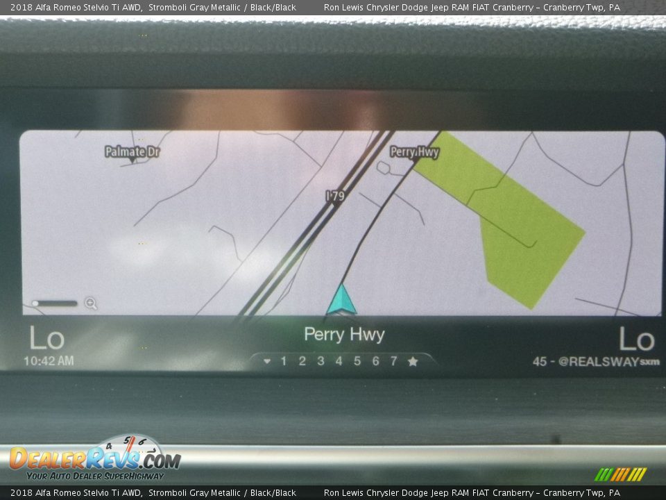 2018 Alfa Romeo Stelvio Ti AWD Stromboli Gray Metallic / Black/Black Photo #25