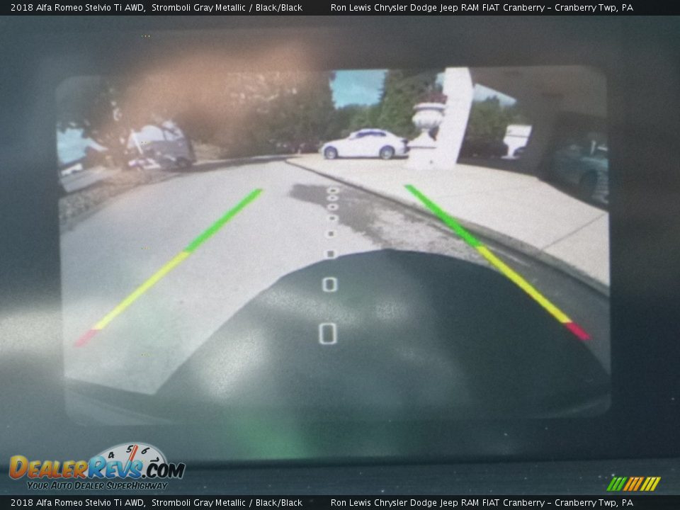 2018 Alfa Romeo Stelvio Ti AWD Stromboli Gray Metallic / Black/Black Photo #27