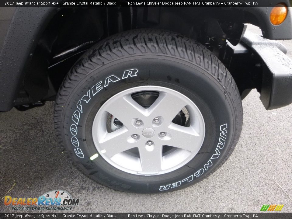 2017 Jeep Wrangler Sport 4x4 Granite Crystal Metallic / Black Photo #9