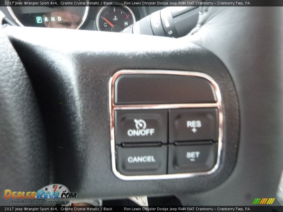 2017 Jeep Wrangler Sport 4x4 Granite Crystal Metallic / Black Photo #17