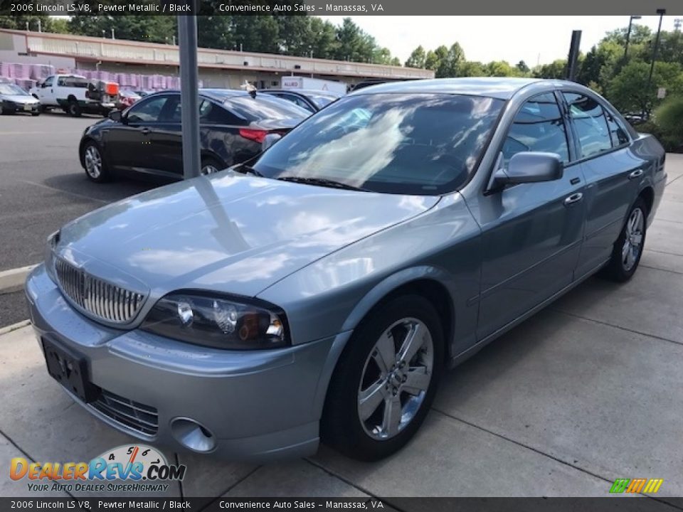2006 Lincoln LS V8 Pewter Metallic / Black Photo #1